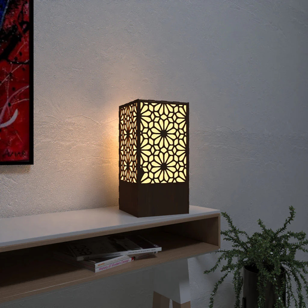nice shadow lamp in night